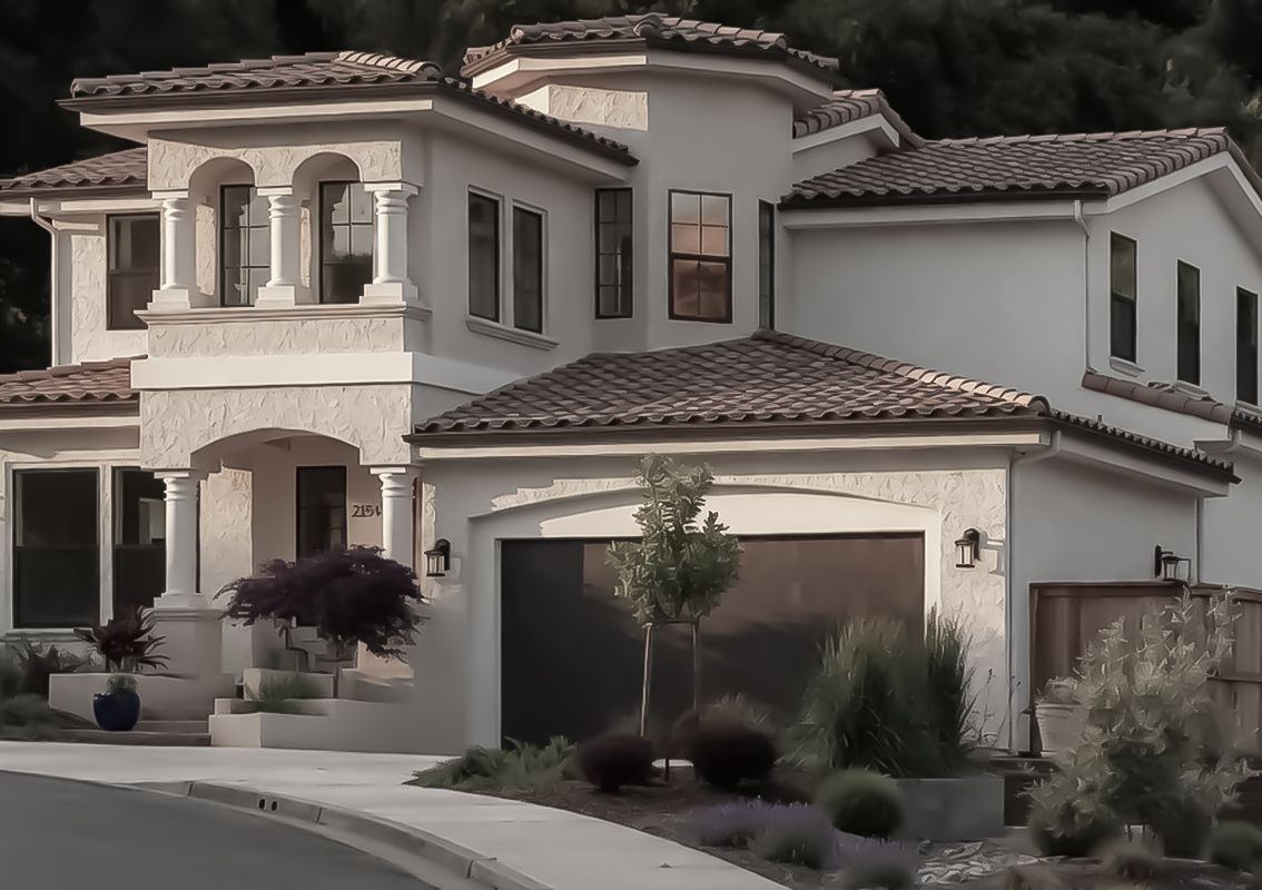 Contemporary Mediterranean Style Custom Home San Luis Obispo
